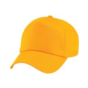Beechfield Childrens/Kids Original 5 Panel Cap / Gold